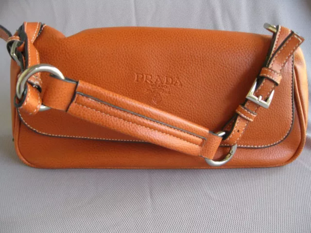 PRADA MILANO DAL 1913 Brown Satchel Convertible strap bag $379.99 - PicClick