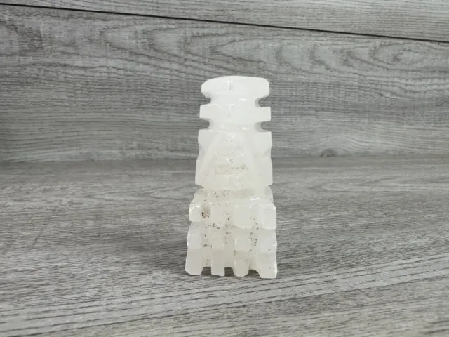 White Marble / Onyx Stone Replacement Bishop Chess Piece