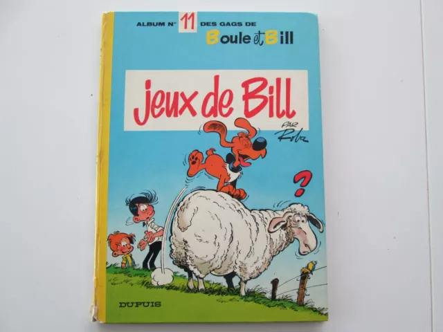 Boule Et Bill T11 Eo1975 Be/Tbe Jeux De Bill  Edition Originale