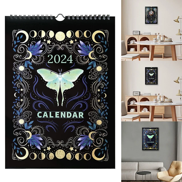2024 DARK FOREST Lunar Calendar Wall Calendar Moonlight Astrology