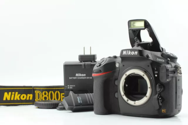 [Exc+5] Nikon D800E Digital SLR 36.3MP Camera Body + MC-30A Release From JAPAN