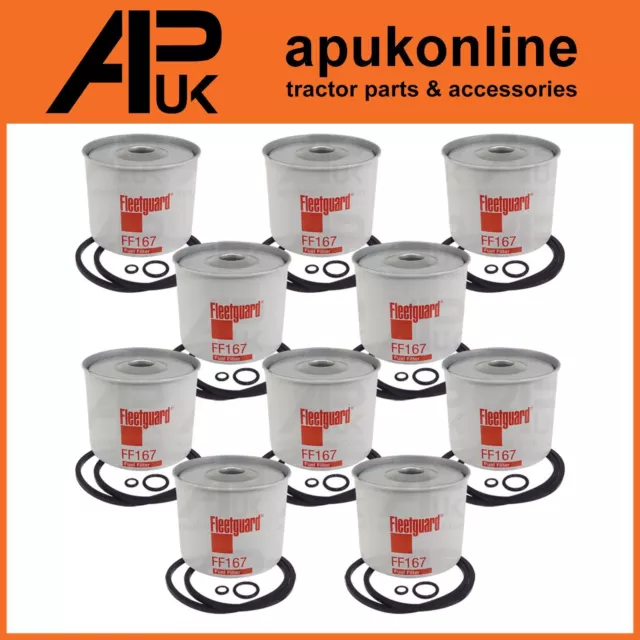10x Fleetguard Fuel Filter for David Brown 770 780 880 900 950 990 995 Tractor