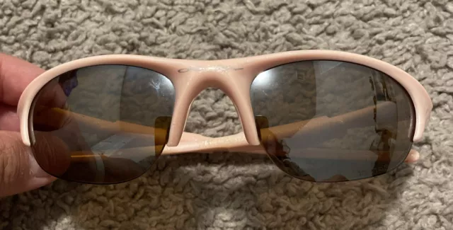 Oakley 03-866 Flak Jacket 1.0. Metallic Pink Sunglasses Frame Only No Rubber