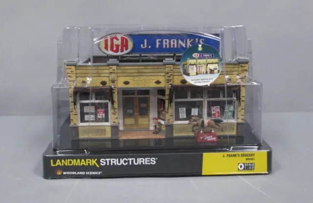 Woodland Scenics BR5851 O Scale Built-&-Ready J. Frank's Grocery Building