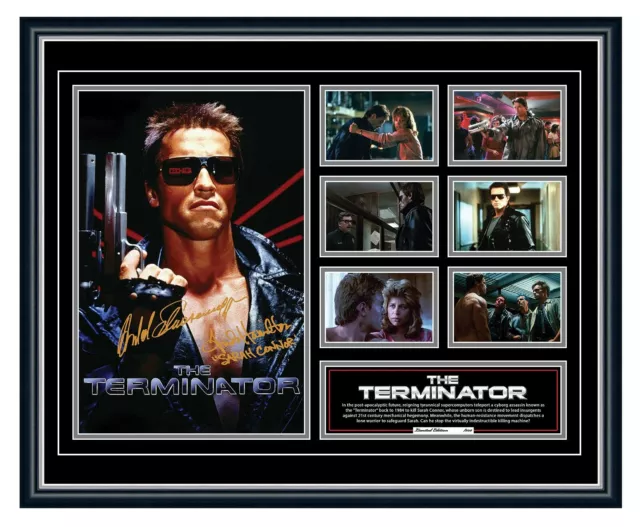 The Terminator Arnold Schwarzenegger Signed Limited Edition Framed Memorabilia