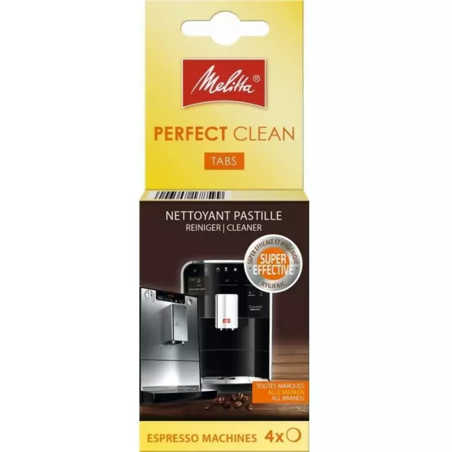 MELITTA Perfect Clean Espresso Filter Coffee Machine Cleaning Tablets x 4