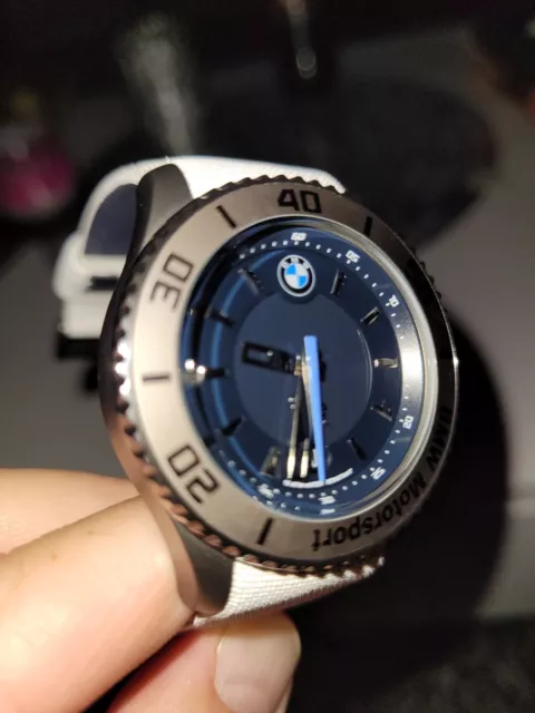 ICE WATCH BMW Motorsport Steel Chrono Weiss Blau Big EUR 40,00 - PicClick DE