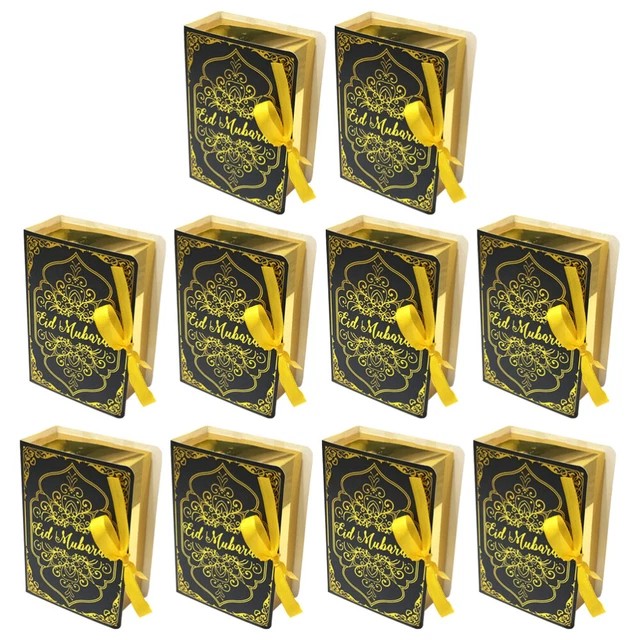 16 Boîtes Cadeaux Aïd Mubarak Avec Poignées - Sachets DIY Pour Bonbons Ramadan - Décoration Fête Aïd Al-Fitr