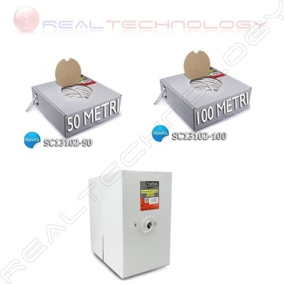 VulTech VULTECH SECURITY MATASSA CAVO RETE LAN CAT6 FTP DA 50 305 METRI SC13602 100 