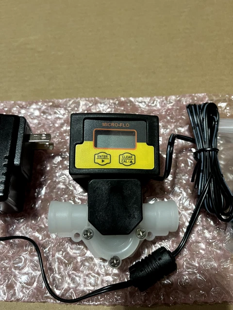 Omega FTB312D 1000ml/min Low Flow Indicating Paddlewheel Flow Meter NEW IN BOX