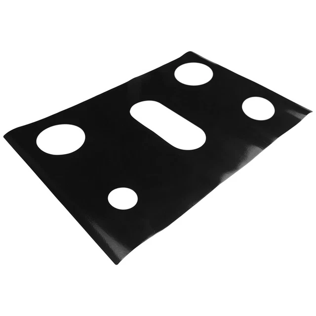 2 x (copertura brucia stufa per gamma gas, stufa antiaderente riutilizzabile top2836