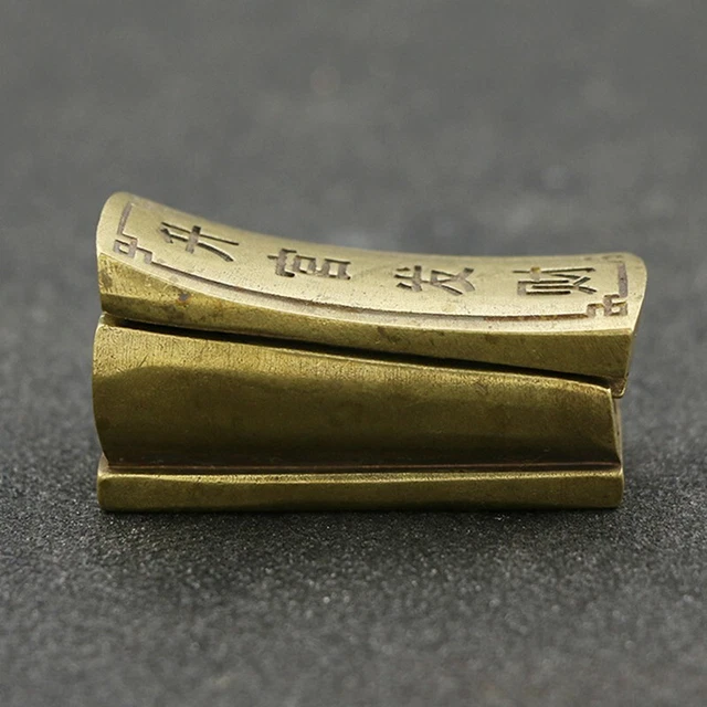 Scrivania Ornamenti Maniglie Artigianato Rame Vivo Ottone Mini Bronzo