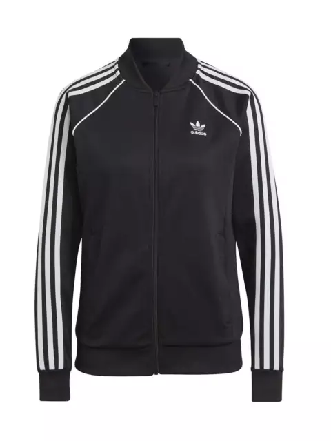 Felpe senza cappuccio Donna Adidas - Track Top Adicolor Classics Sst - Nero