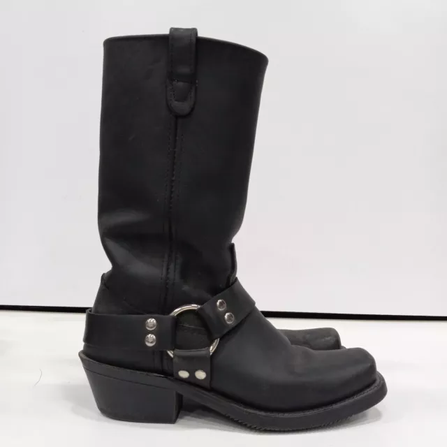 MEN'S DOUBLE H Black Boots Size 9 $9.99 - PicClick