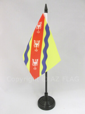 LYS DRAPEAU DE TABLE FLEUR DE LYS GLOIRE À DIEU 15x10cm PETIT DRAPEAUX DE BUREAU R 