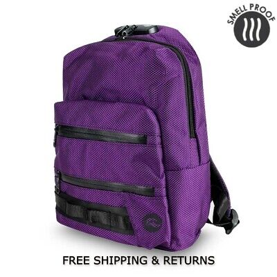 Skunk MINI Backpack Smell and Odor Proof w/ Combo Lock - Purple