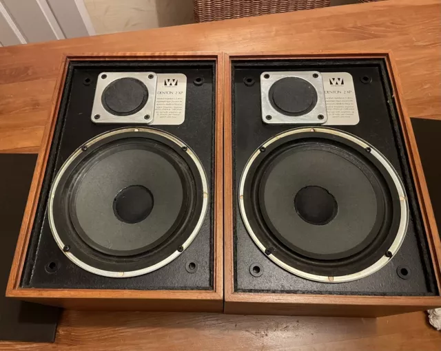 Vintage Wharfedale Denton 2XP Hi-Fi Speakers. Good Condition Tested & Working