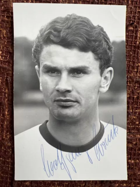 Fußball Autogrammkarte / Wolfgang Wruck / 1. FC Union Berlin / Signiert / DDR