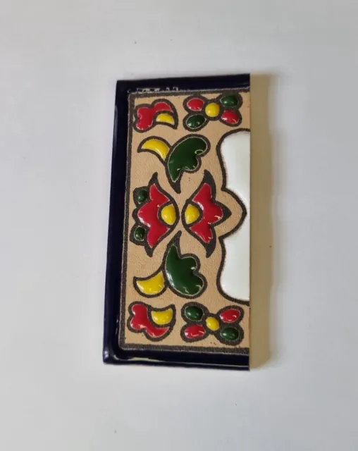 Ceramic Tiles with Spanish Mini-Chilli Design featuring Letters Numbers & Frames