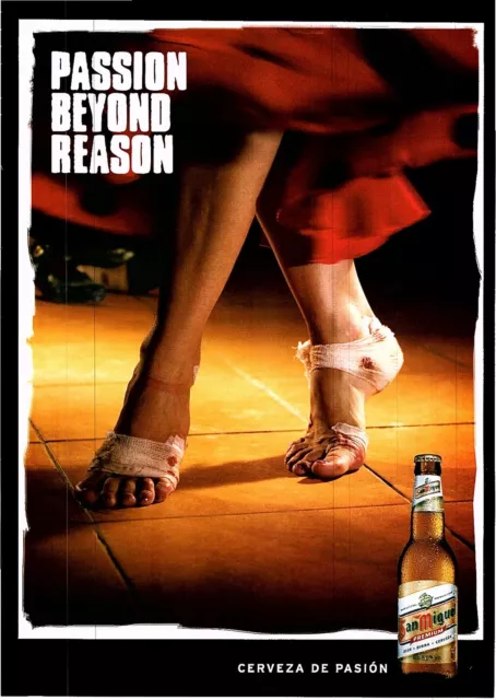 (Moj10) Advert 11X9" San Miguel Lager