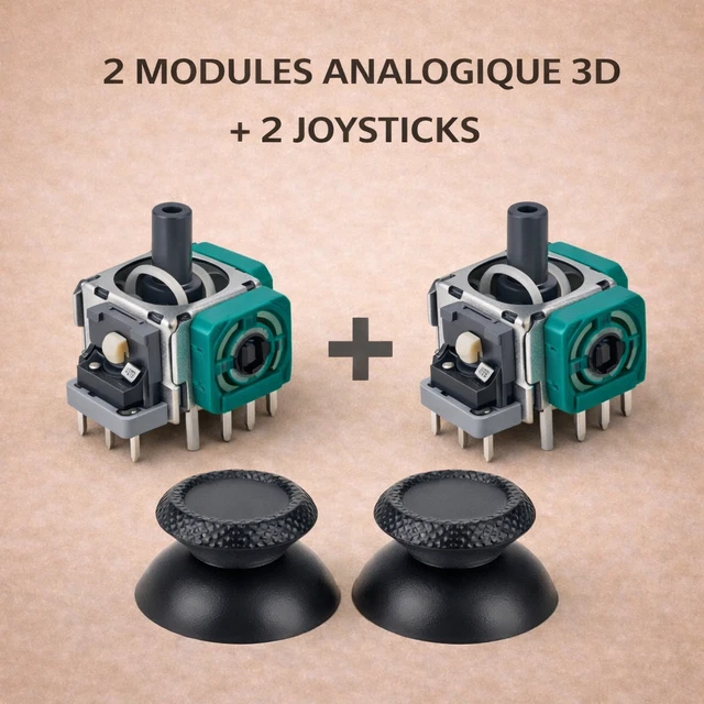 Acheter pour réparer Module joystick 3D analogique de remplacement pour manette Xbox One [ Trouble Clic
