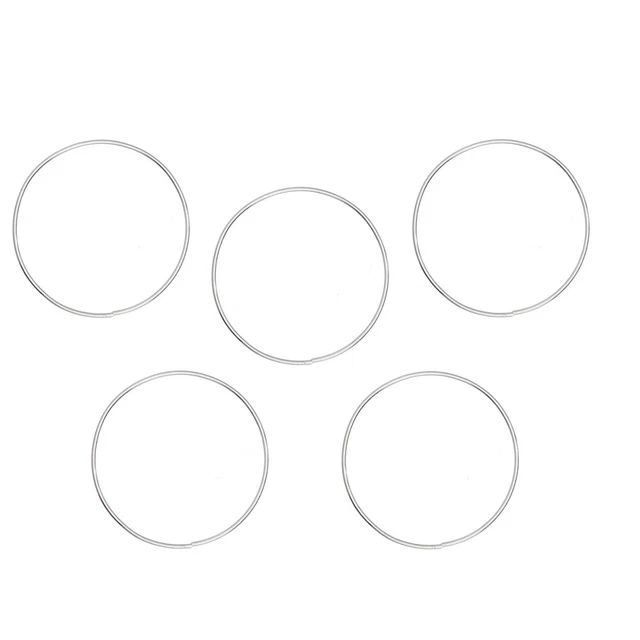 5 piezas Anillo Atrapasueños De Metal Anillo El Círculo Manual