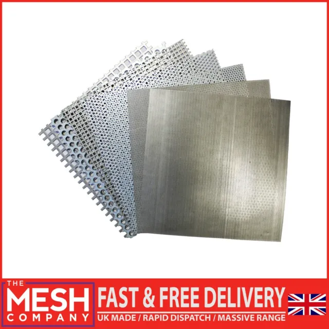 Stainless Steel Round (6mm Hole x 9mm Pitch x 0.6mm Thick) Perforated Mesh Sheet