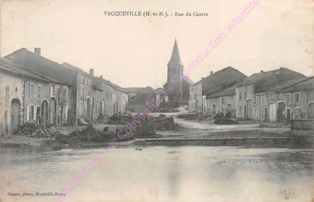 CPA 54540 Vacqueville Rue Du Center ca1915