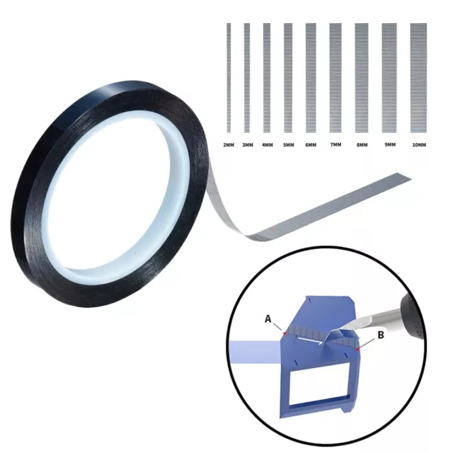 1 Roll Carving Guide Line Scribing Tape 2mm 3mm 5mm 7mm 9mm 10mm For Panel Lines