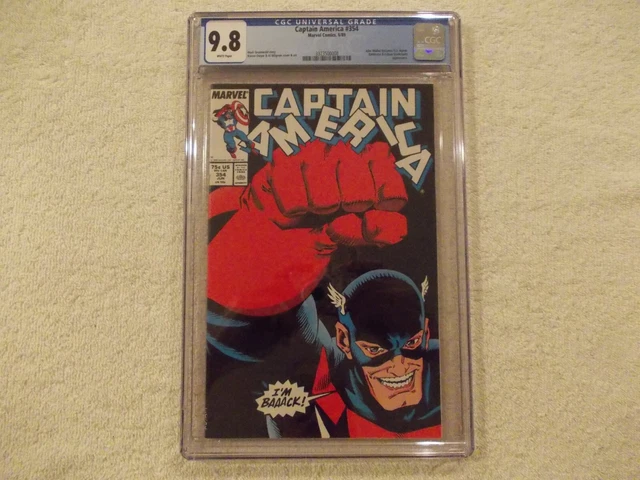Captain America 354 Cgc 9.8 1St Appearance Us Agent John Walker Marvel