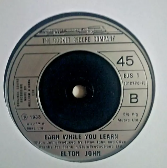 elton john - im still standing - excellent condition 7" vinyl 45 rpm 2