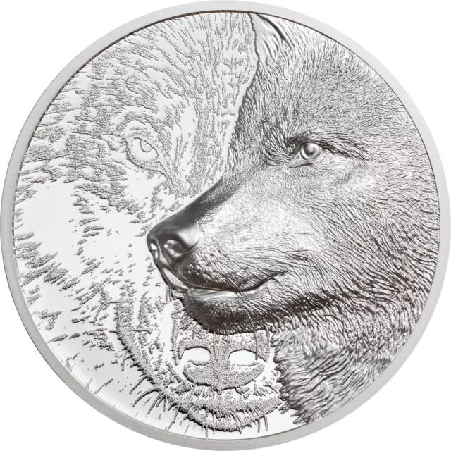 500 Togrog 2021 Mongolia - Mystic Wolf 1oz