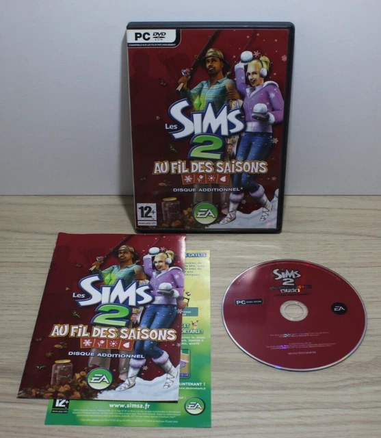 Lot Les Sims 2 – Jeu PC Avec 6 Disques Additionnels – Très Bon état
