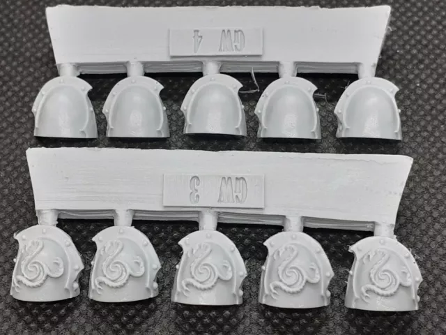 30k Forgeworld Alpha Legion Headhunter Horus Heresy Shoulder Pads X10 new