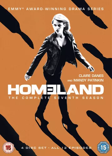 Homeland: The Complete Seventh Season DVD (2018) Claire Danes cert 15 4 discs