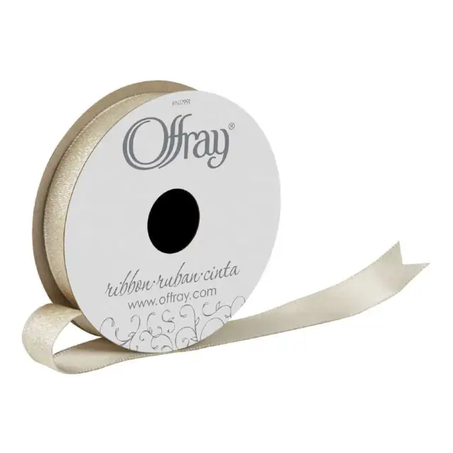 NEW Offray Wired Luxury Ribbon By Spotlight