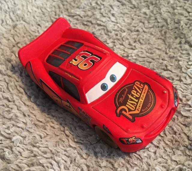 MATTEL DISNEY PIXAR Cars MUDDY LIGHTNING MCQUEEN 1:55 Diecast Piston ...