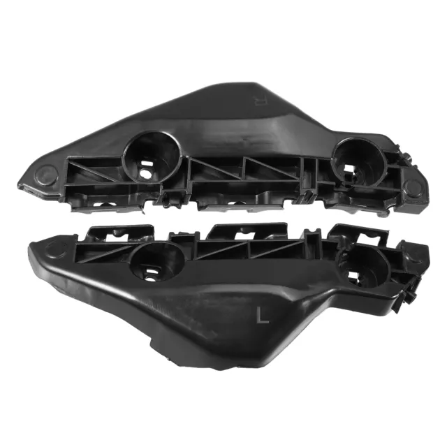 1 Par De Soportes De Parachoques Compatibles Para Toyota Yaris 2007-2012, Negro