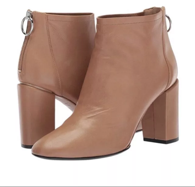 Via Spiga Nadia Leather Bootie Color Desert Size 10 NIB $350