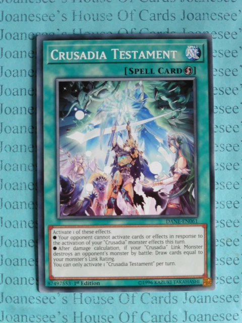 Yu-Gi-Oh! Sammelkarte – Crusadia Testament (DANE-EN061) – Common, Unlimited Edition