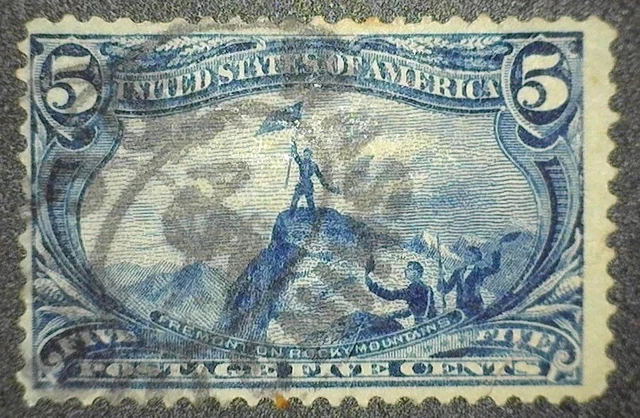US Scott #288, 1898 5c Trans-Mississippi Exposition -F/VF - Used