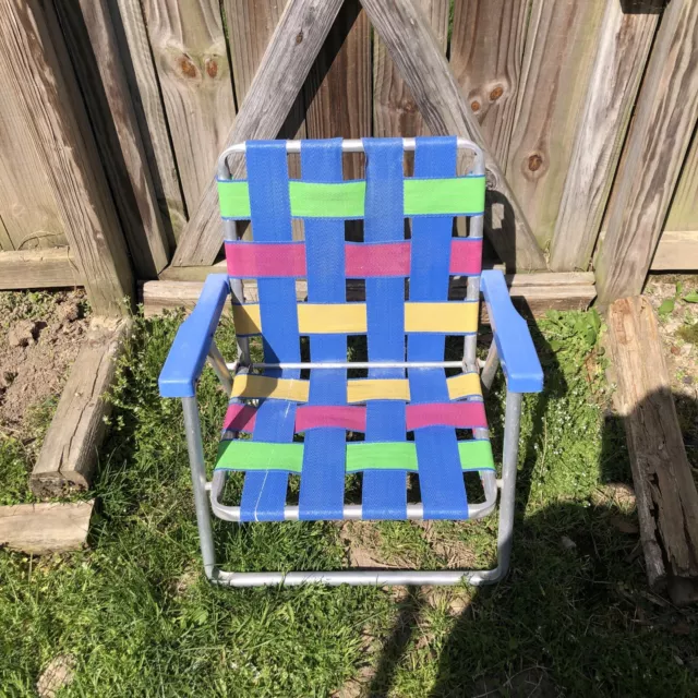 Nylon webbed on sale lawn chairs