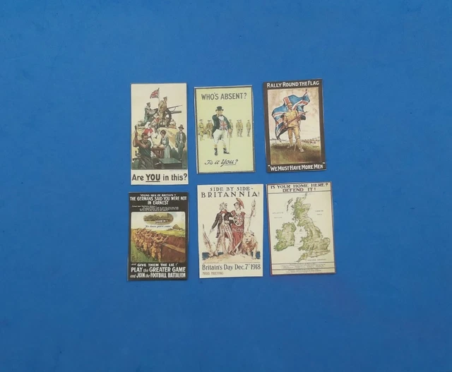 DIORAMA/DRAGON/DID 1.6 SCALE WW1 British Posters.. * LOOK* £2.50