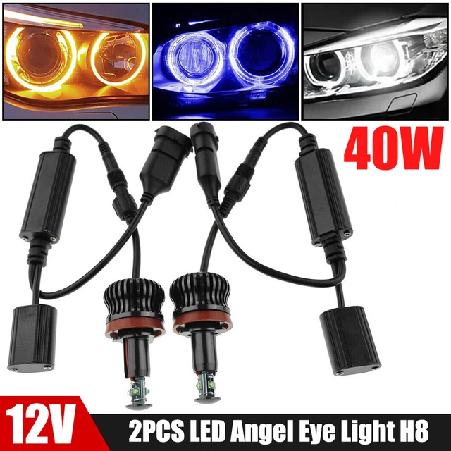 2 pz lampadine ad anello alone occhi angelo 20 W H8 per E90 E92 E93 E60 E61