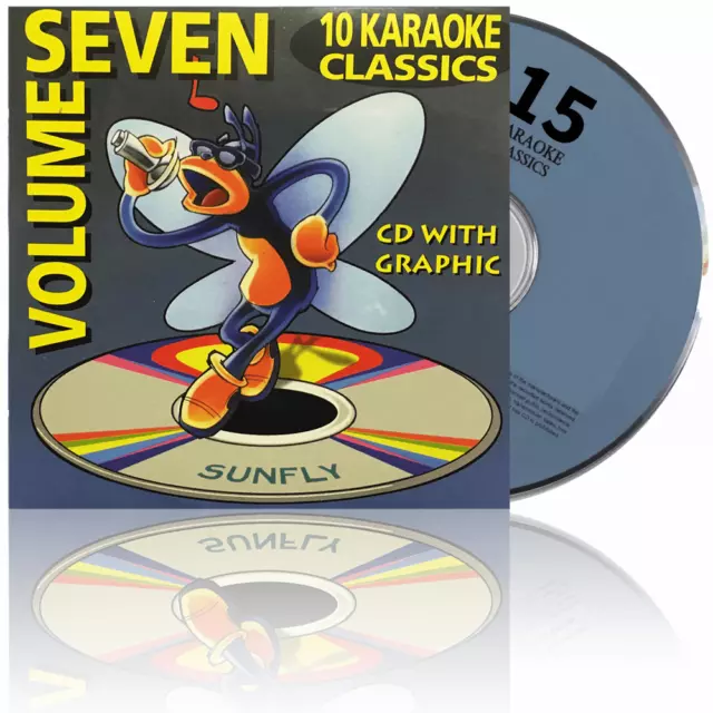 Sunfly Karaoke CDG CD - Hits Volume 7 Classics CD+G Disc 16 Tracks