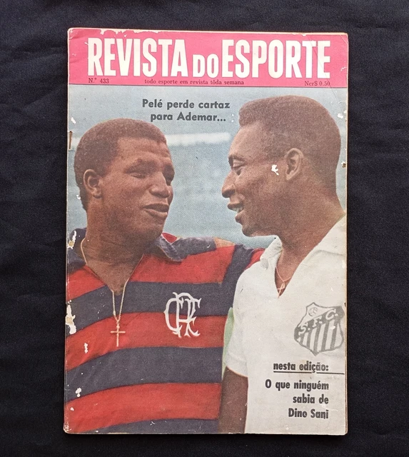 Magazine REVISTA DO ESPORTE Novembre 1968 - Pelé Vs Ademar, Football Brésilien Vintage