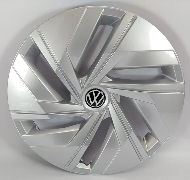 VW ID4 ID5 18” Steel Wheel Silver Wheel Hub Cap Trims Set Of Four ...