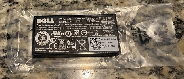 Dell Poweredge Server Perc 5I Sas Sata Raid Battery Fr463 P9110 U8735 Nu209