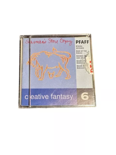 Tarjeta de diseño de fantasía creativa #6 PFAFF signo del zodiaco