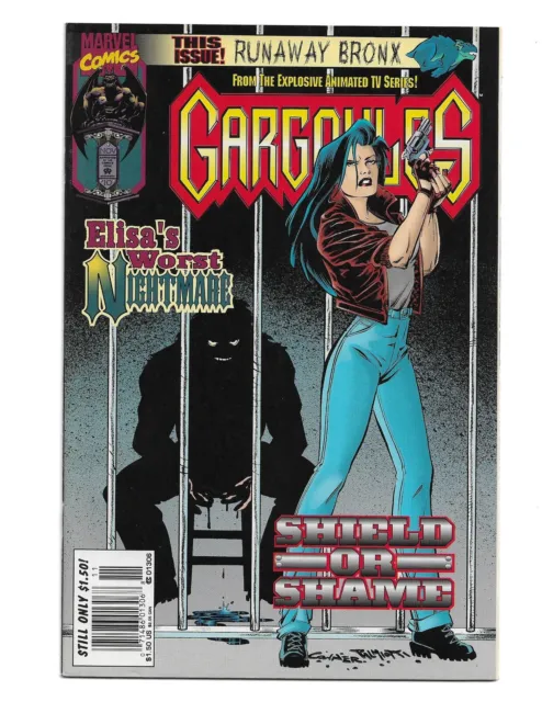 Gargoyles #10 HTF NEWSSTAND! LOW PRINT! NICE KEY! SEE SCANS! 🔥🔑